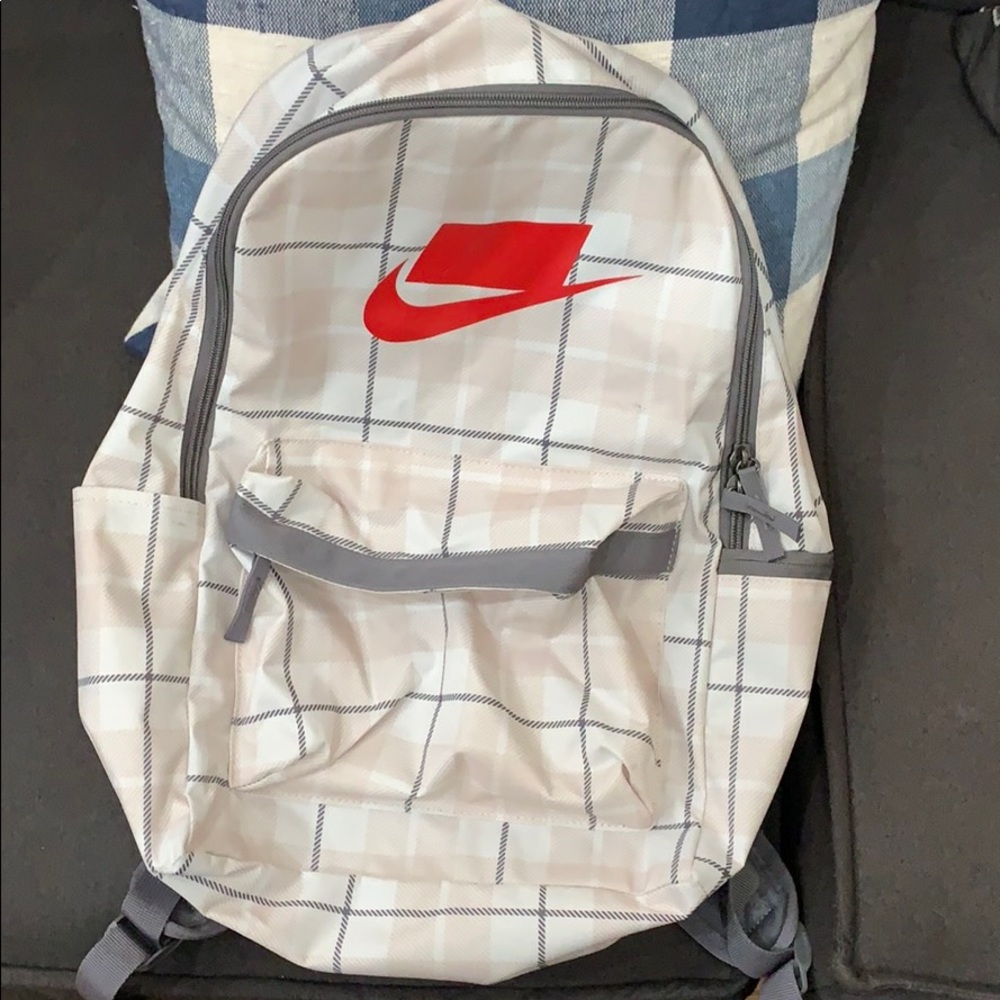 PLAID NIKE BOOKBAG